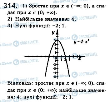 ГДЗ Математика 10 клас сторінка 314