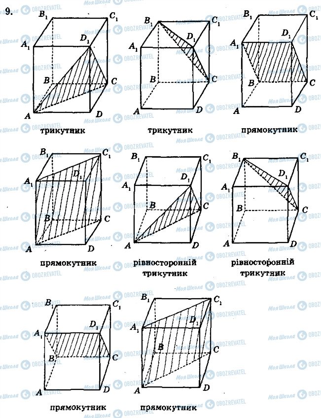 ГДЗ Геометрія 10 клас сторінка 9