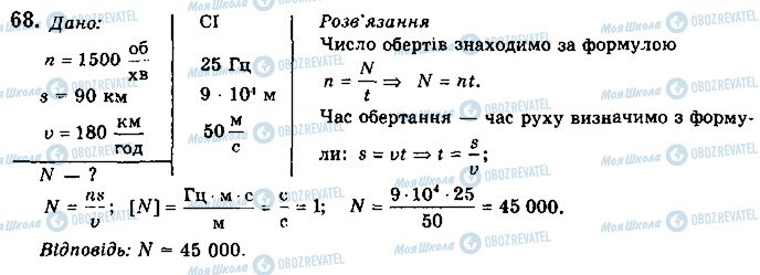 ГДЗ Физика 10 класс страница 68