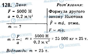 ГДЗ Фізика 10 клас сторінка 128