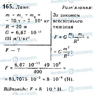 ГДЗ Физика 10 класс страница 165
