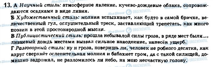 ГДЗ Російська мова 10 клас сторінка 13