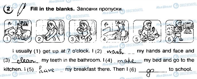 ГДЗ Английский язык 3 класс страница p39ex2