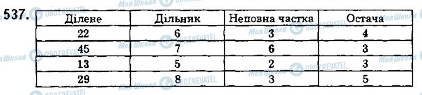 ГДЗ Математика 5 класс страница 537