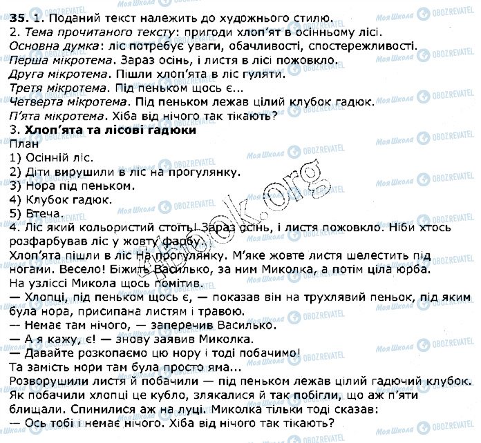 ГДЗ Укр мова 5 класс страница 35