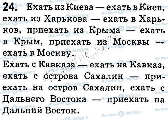 ГДЗ Русский язык 5 класс страница 24