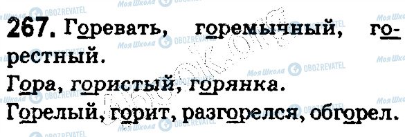 ГДЗ Російська мова 5 клас сторінка 267