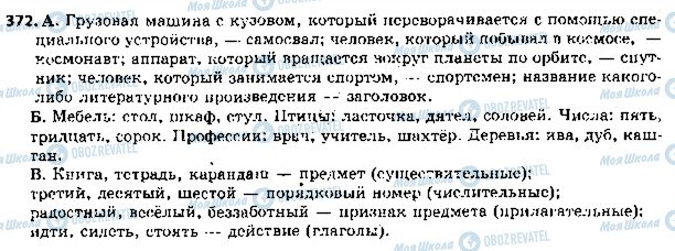 ГДЗ Російська мова 5 клас сторінка 372