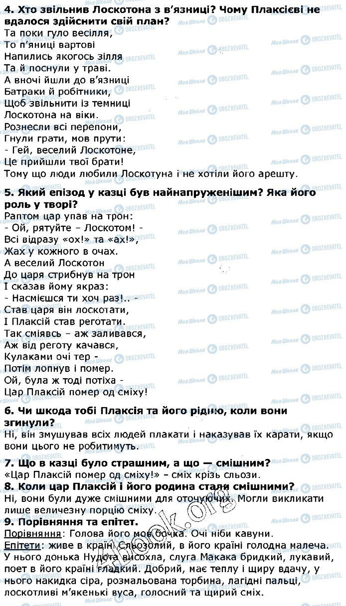 ГДЗ Українська література 5 клас сторінка ст91
