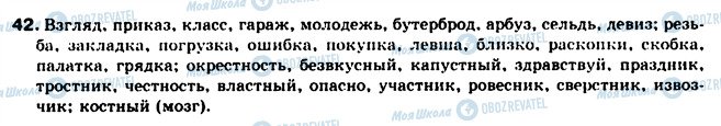 ГДЗ Російська мова 10 клас сторінка 42