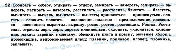 ГДЗ Русский язык 10 класс страница 52