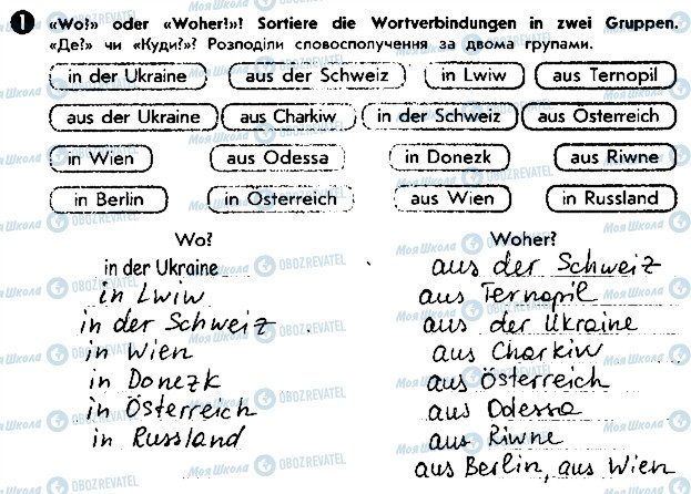 ГДЗ Немецкий язык 5 класс страница ст32впр1