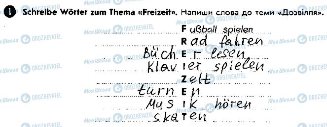 ГДЗ Німецька мова 5 клас сторінка ст71впр1