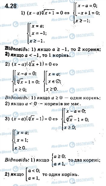 ГДЗ Алгебра 10 класс страница 28