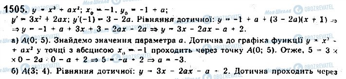 ГДЗ Алгебра 10 клас сторінка 1505