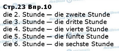 ГДЗ Немецкий язык 5 класс страница ст23впр10