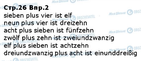 ГДЗ Немецкий язык 5 класс страница ст26впр2