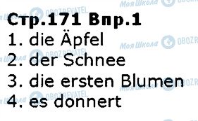 ГДЗ Немецкий язык 5 класс страница ст171впр1