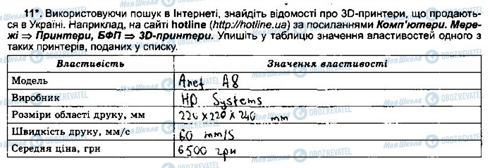 ГДЗ Інформатика 5 клас сторінка ст13впр11