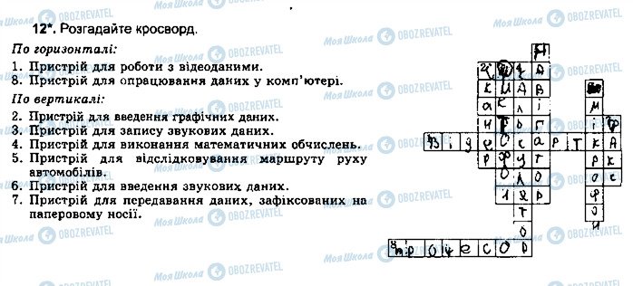 ГДЗ Інформатика 5 клас сторінка ст13впр12