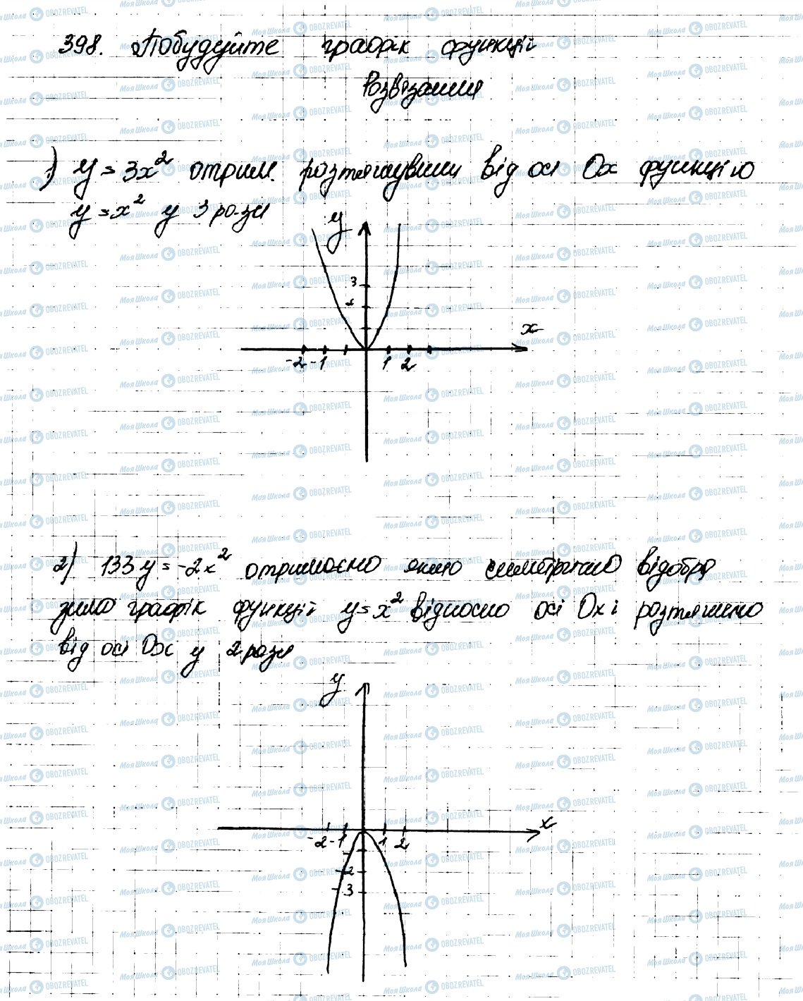 ГДЗ Алгебра 9 клас сторінка 398