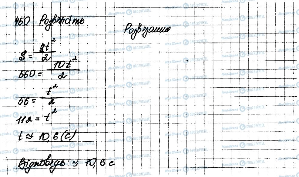 ГДЗ Алгебра 9 класс страница 450