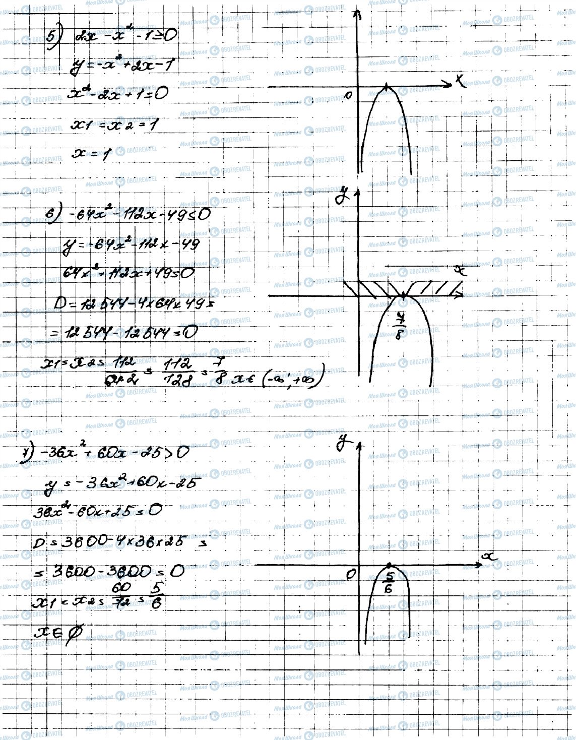 ГДЗ Алгебра 9 класс страница 492