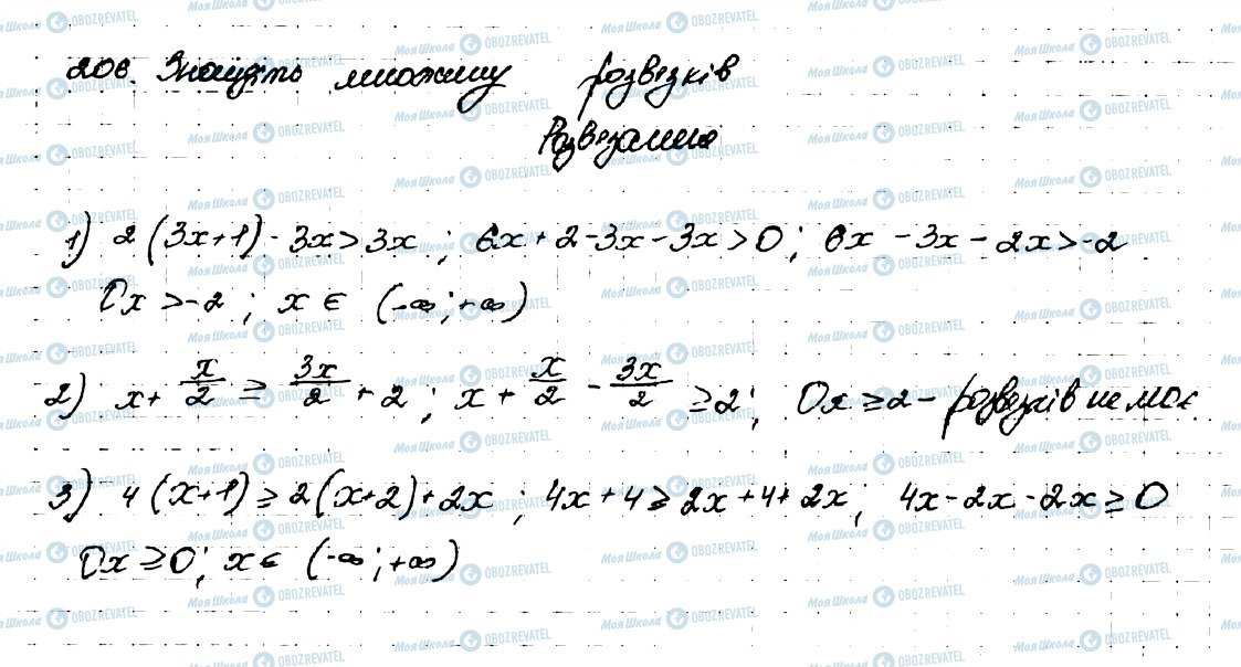 ГДЗ Алгебра 9 клас сторінка 206