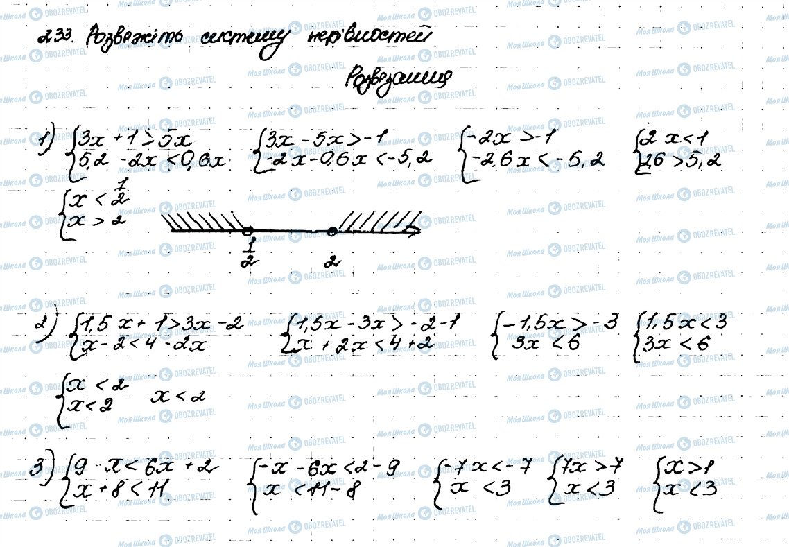 ГДЗ Алгебра 9 клас сторінка 233