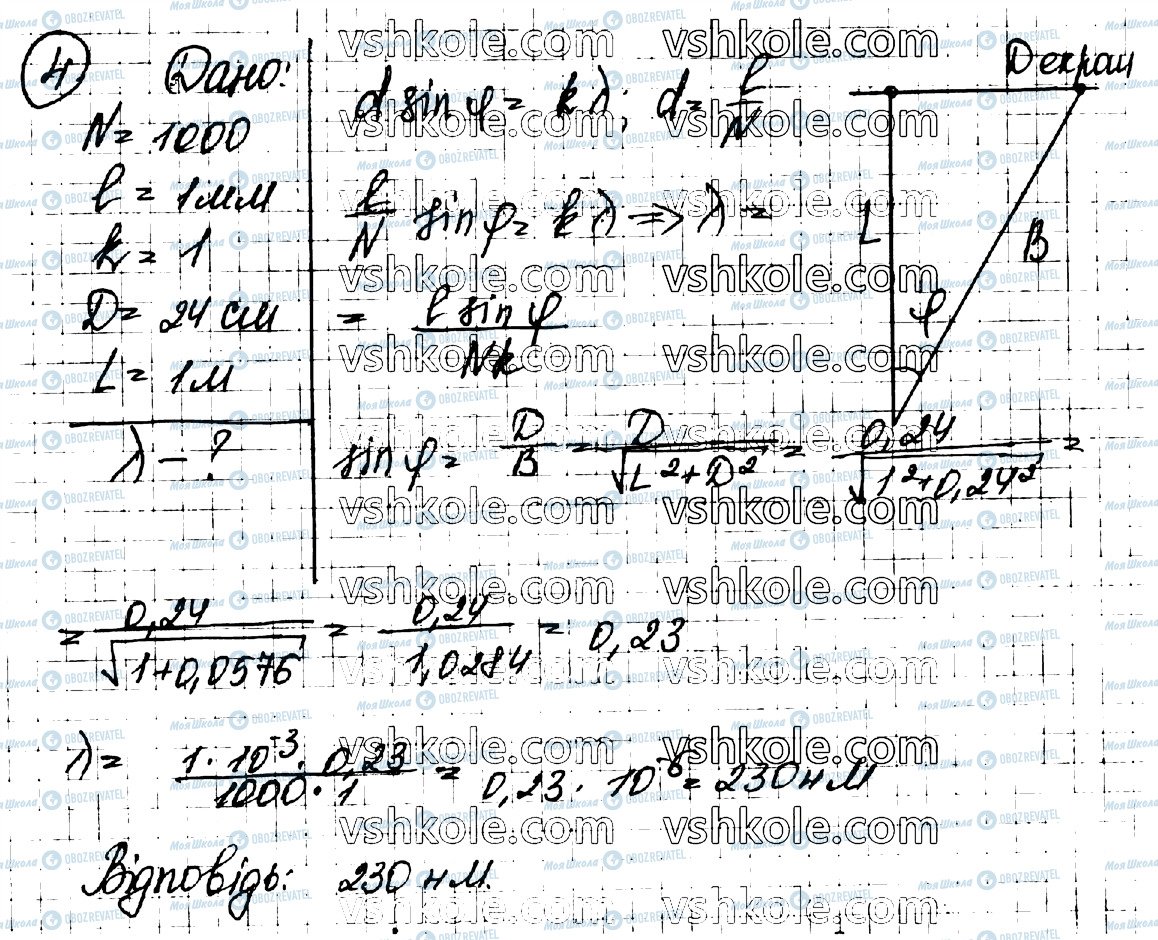 ГДЗ Фізика 11 клас сторінка 4