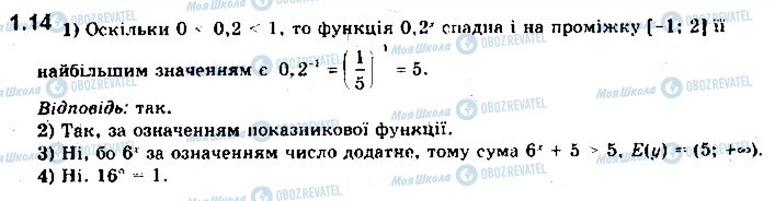 ГДЗ Математика 11 класс страница 14