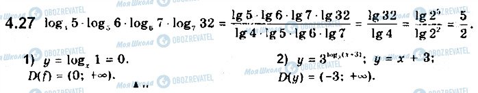 ГДЗ Математика 11 клас сторінка 27