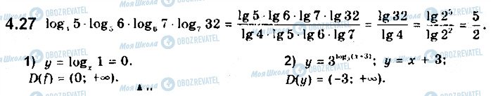 ГДЗ Математика 11 класс страница 27