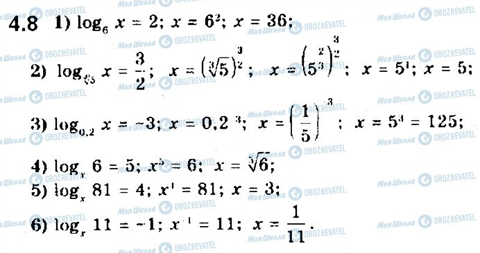 ГДЗ Математика 11 класс страница 8