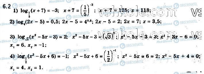 ГДЗ Математика 11 клас сторінка 2