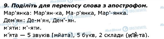 ГДЗ Українська мова 2 клас сторінка 9