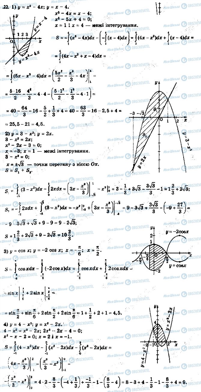 ГДЗ Алгебра 11 клас сторінка 22