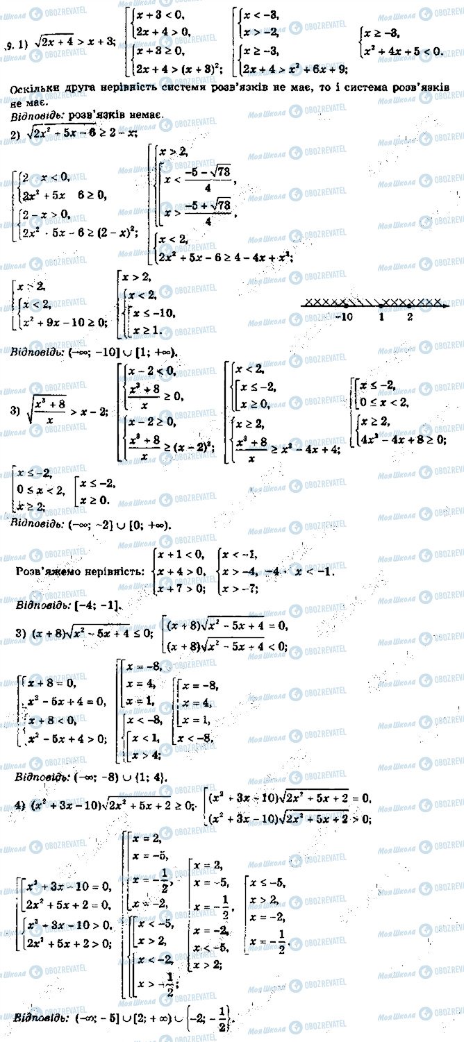 ГДЗ Алгебра 11 клас сторінка 9