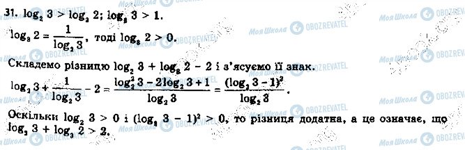 ГДЗ Алгебра 11 класс страница 31