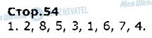 ГДЗ Англійська мова 1 клас сторінка стор54