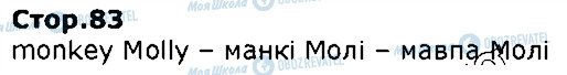 ГДЗ Англійська мова 1 клас сторінка стор83