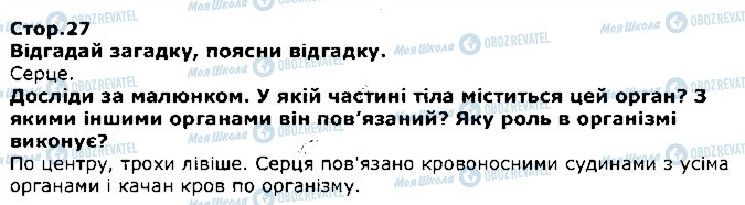 ГДЗ Я досліджую світ 1 клас сторінка стор27