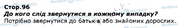 ГДЗ Я досліджую світ 1 клас сторінка стор96