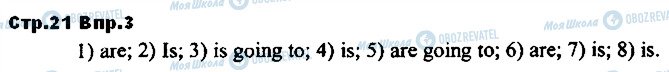 ГДЗ Англійська мова 4 клас сторінка p21ex3