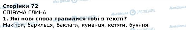 ГДЗ Литературное Чтение 4 класс страница 1