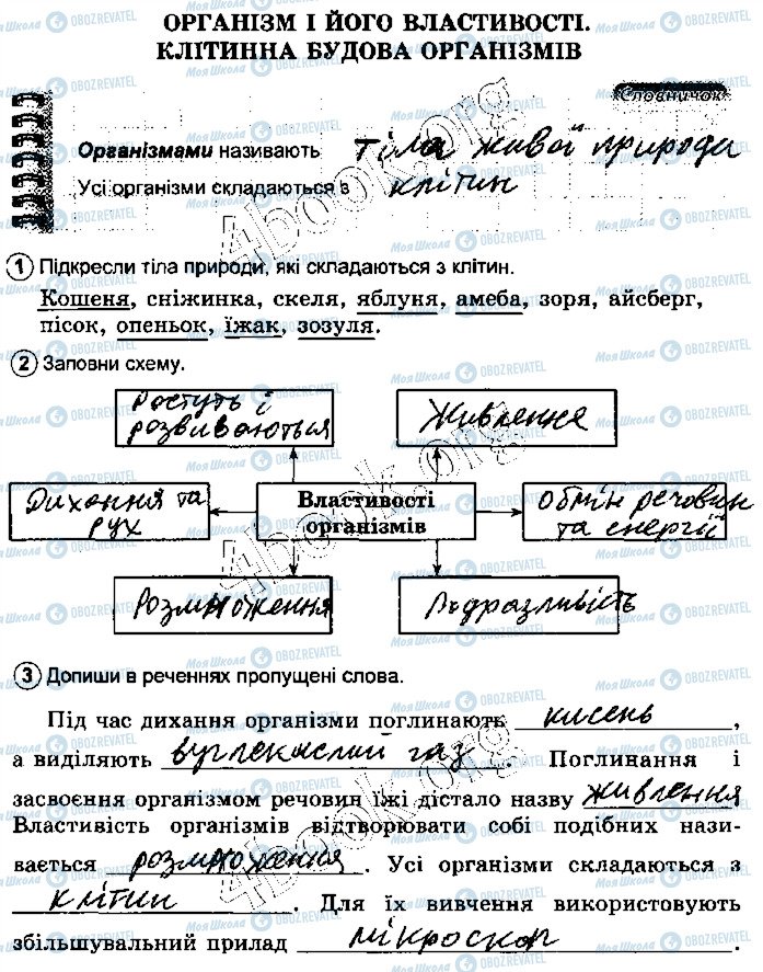 ГДЗ Природоведение 5 класс страница стр65