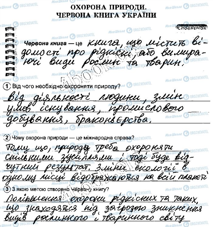 ГДЗ Природознавство 5 клас сторінка стр91