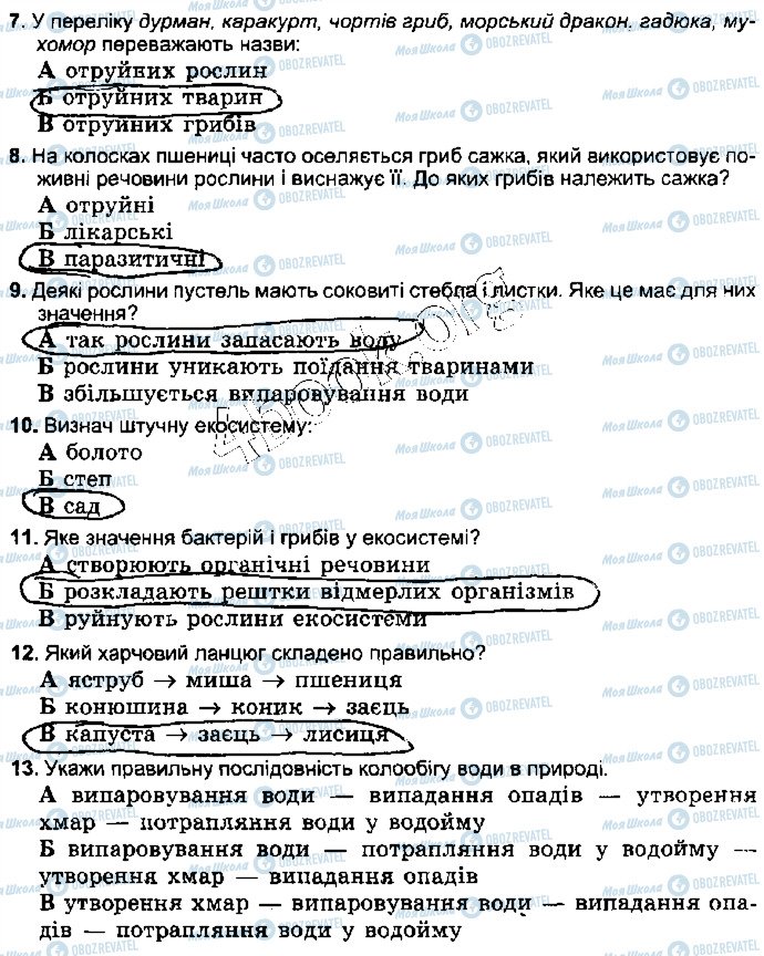 ГДЗ Природознавство 5 клас сторінка стр95