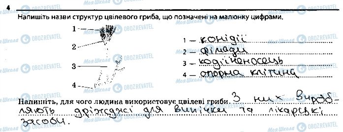 ГДЗ Биология 6 класс страница 4