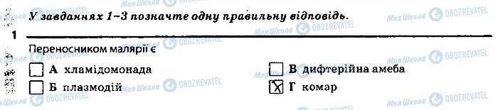 ГДЗ Біологія 6 клас сторінка 1